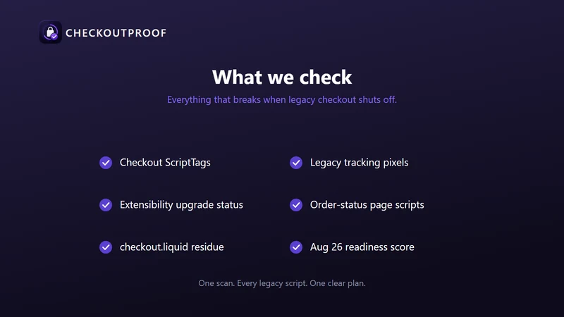 CheckoutProof