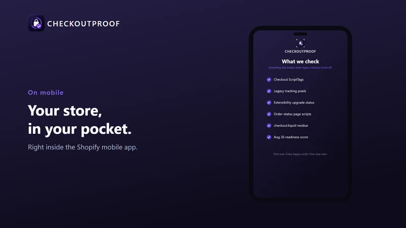 CheckoutProof