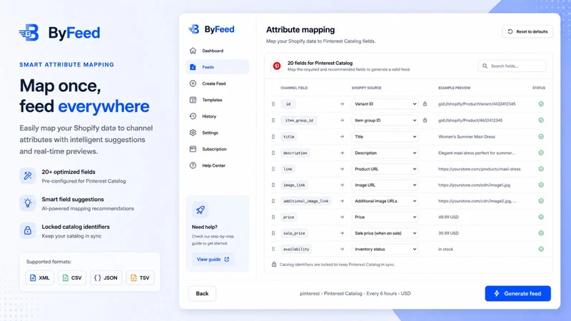 Byfeed ‑ Product Feed Manager