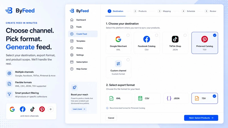 Byfeed ‑ Product Feed Manager