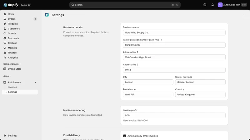 AutoInvoice