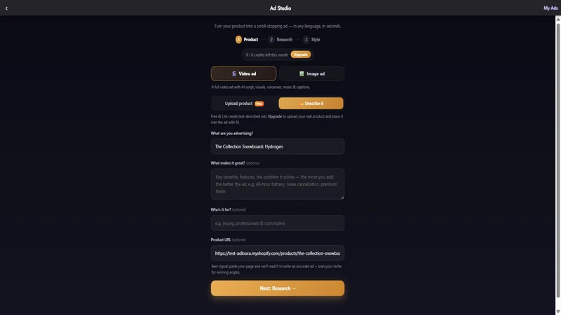 Adloura ‑ AI Video Ad Maker