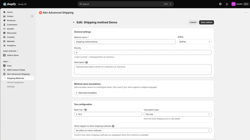 ABN Advanced Shipping