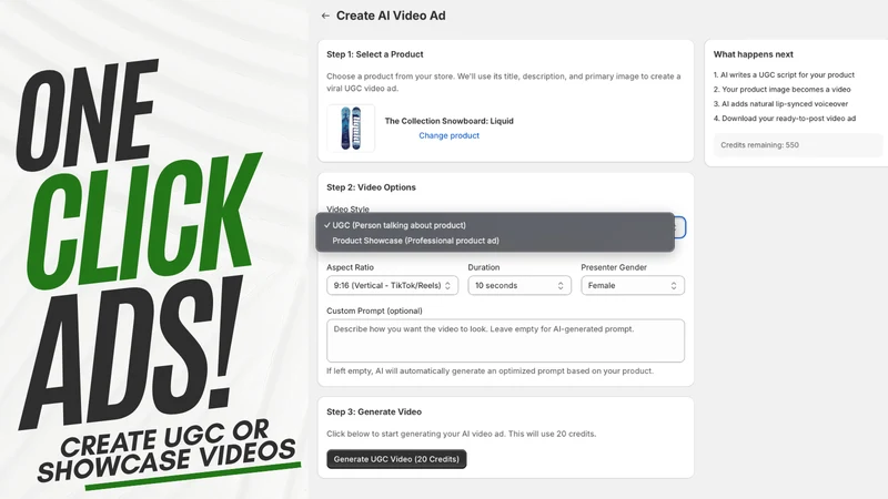 VidsyAI ‑ AI Video & Mockup