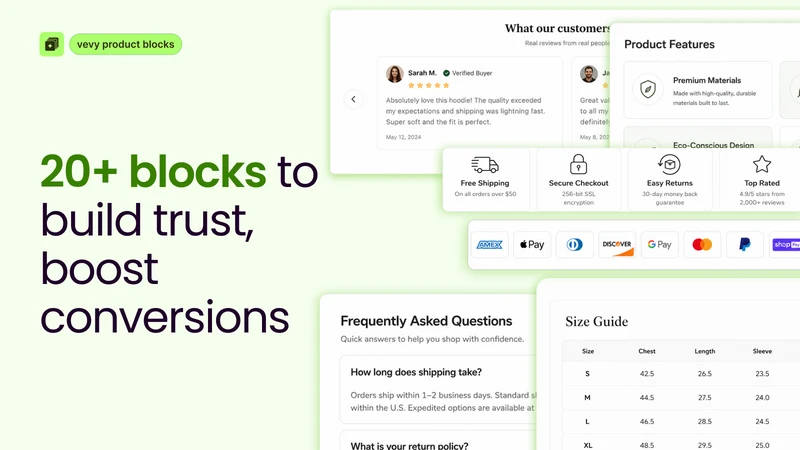 vevy Trust Badges & Icons