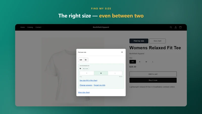 SizeFit: Size Chart Fit Finder