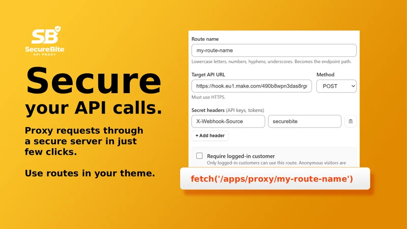 SecureBite API Proxy