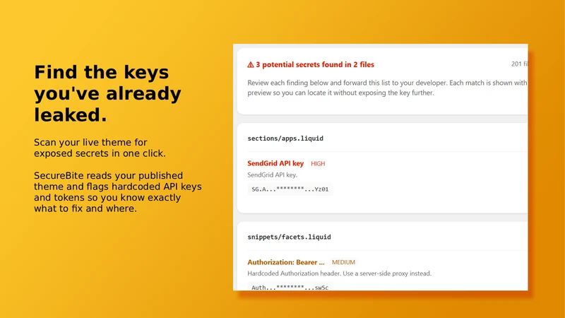 SecureBite API Proxy