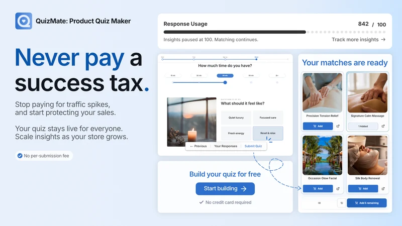 QuizMate: Product Quiz Maker