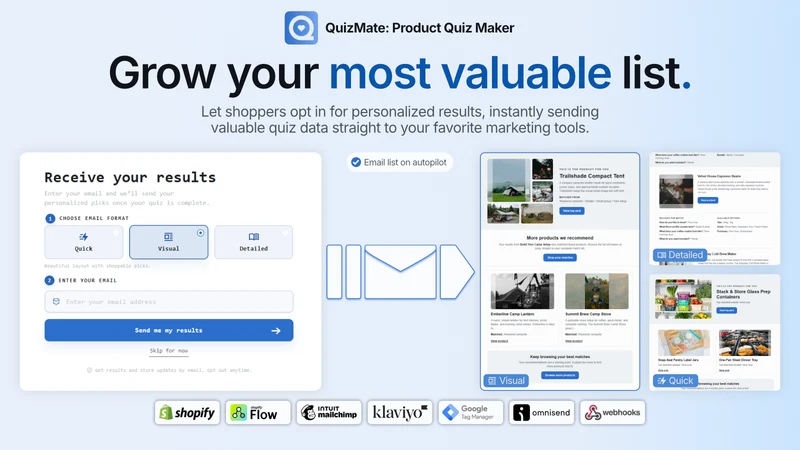 QuizMate: Product Quiz Maker