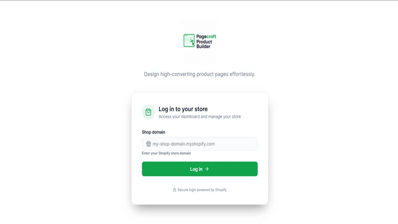 Pagecraft Product Builder