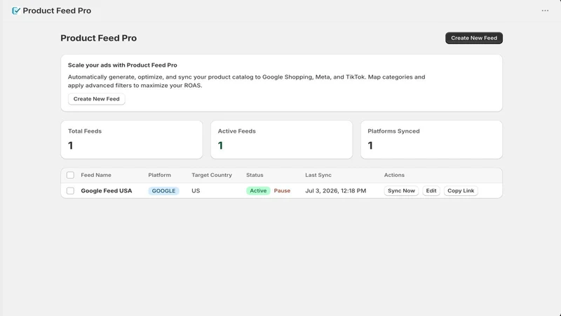 Nivera Product Feed Pro