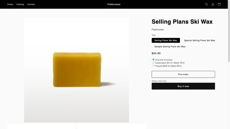 PreorderLite ‑ Pre‑Orders