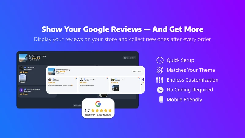 DA: Order Reviews for Google