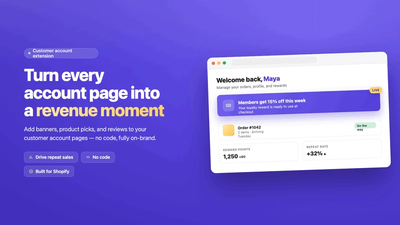 Optimalify Customer Account