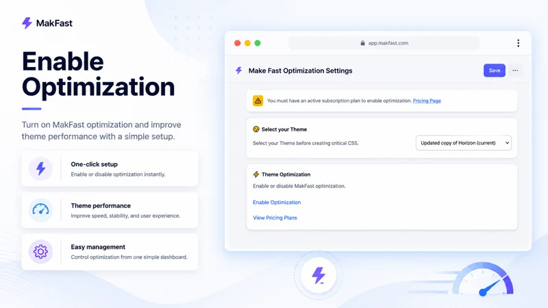 Makfast Optimizer