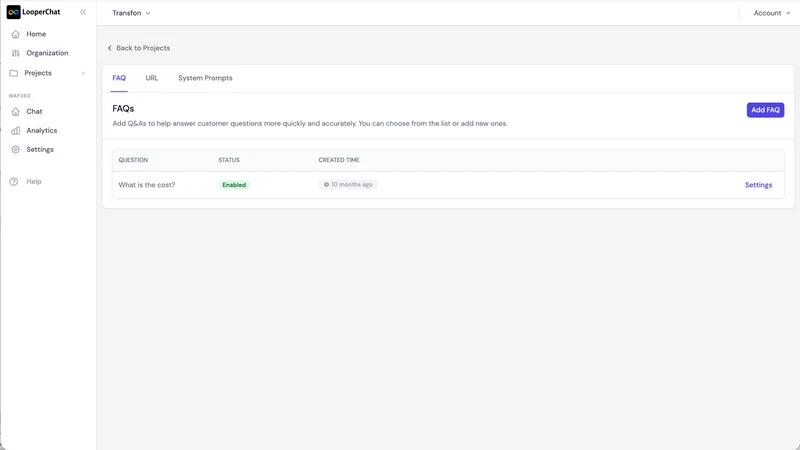 Live Chat with AI ‑ LooperChat