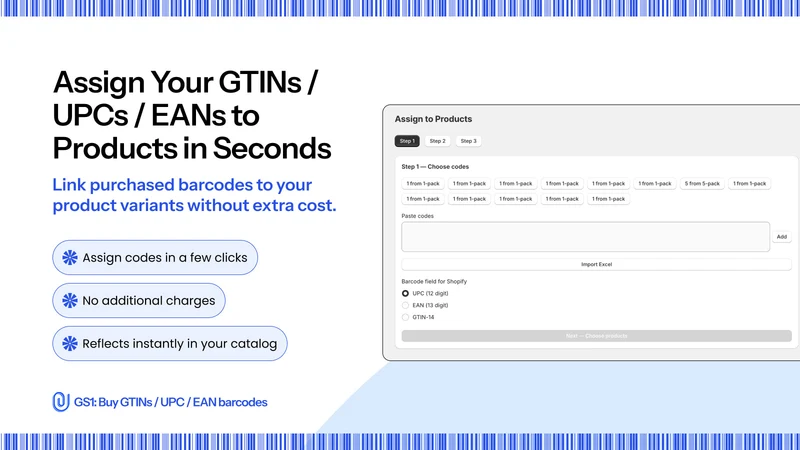 GS1: Buy UPC, GTIN & EAN Codes