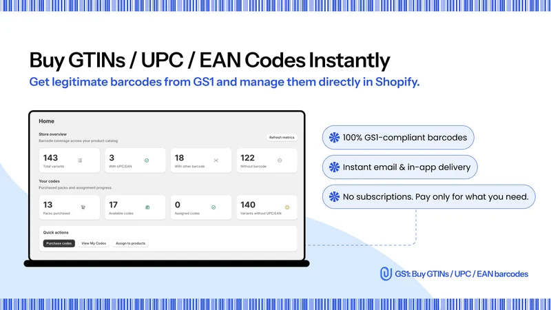 GS1: Buy UPC, GTIN & EAN Codes