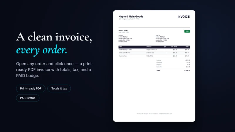 FlatInvoice ‑ Auto Invoices