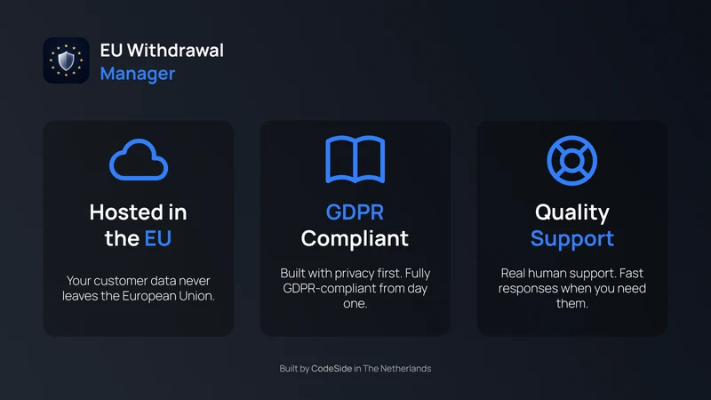EU Withdrawal Manager