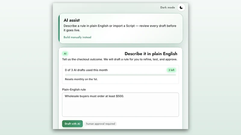 Checkout AI: B2B Checkout