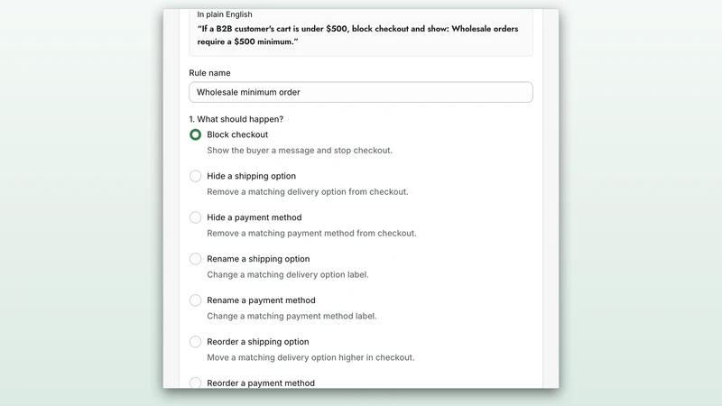 Checkout AI: B2B Checkout