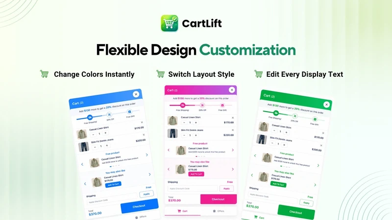 CartLift: Cart Drawer & Upsell