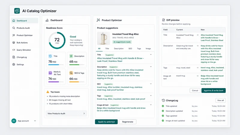 AI Catalog Optimizer