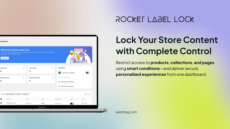 Rocket Label Lock