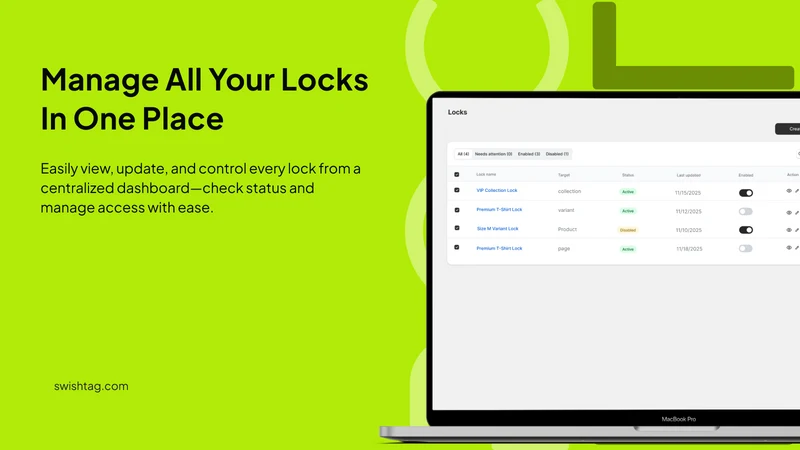 Rocket Label Lock