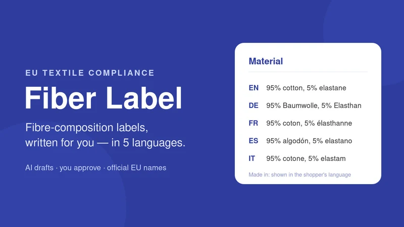 Fiber Label