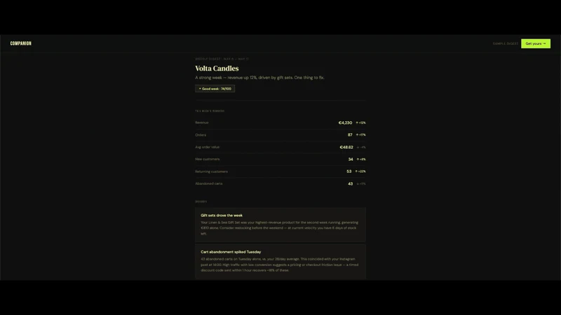 Companion: AI Weekly Report