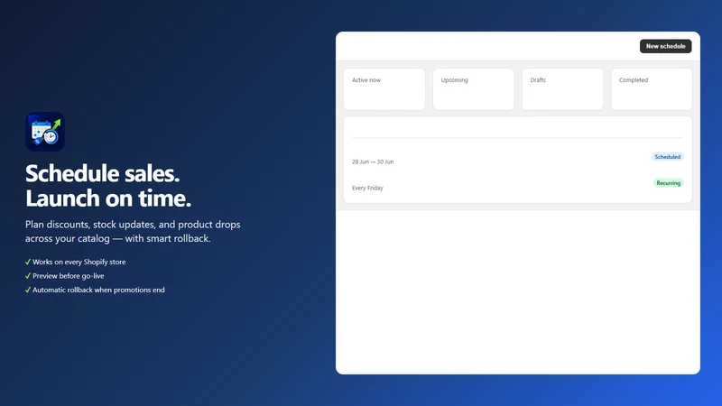 price scheduler
