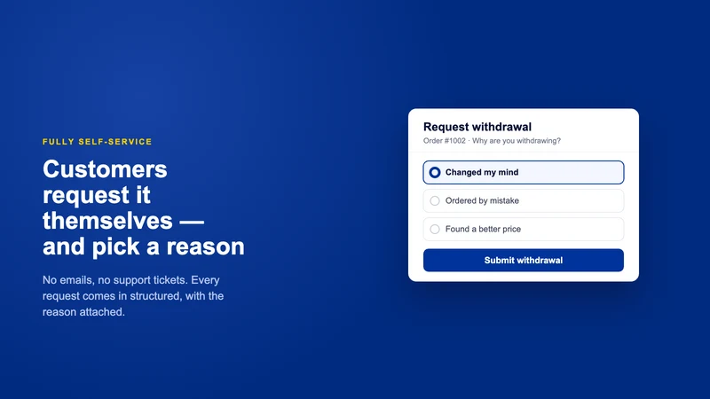 Widra: EU Widerruf Button