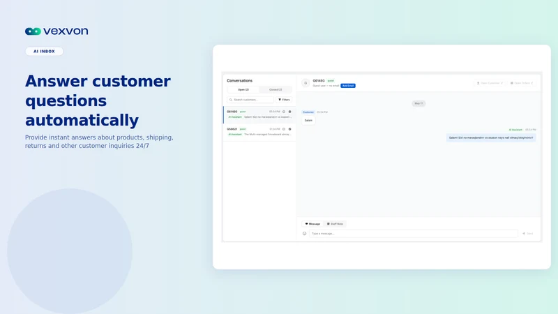VXN ‑ AI Chatbot & Custom bot