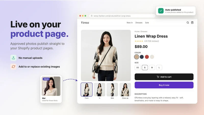 Vensa: AI Product Photos