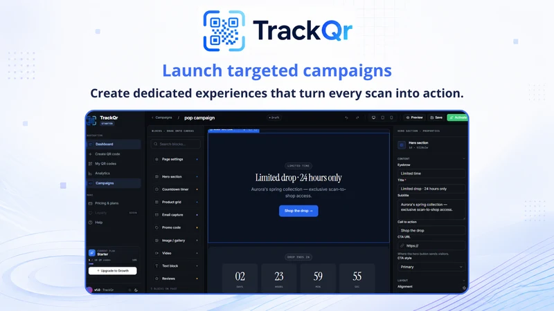 TrackQr ‑ QR Code Generator