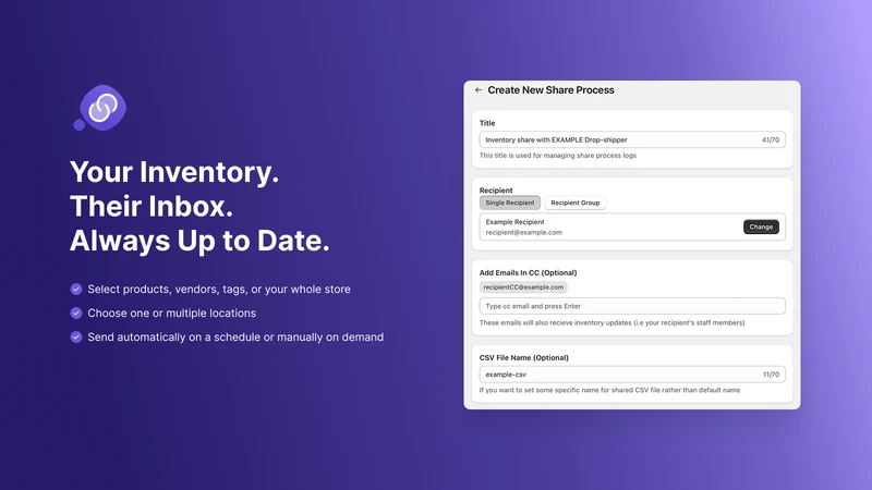 Tecmyer Inventory Helper
