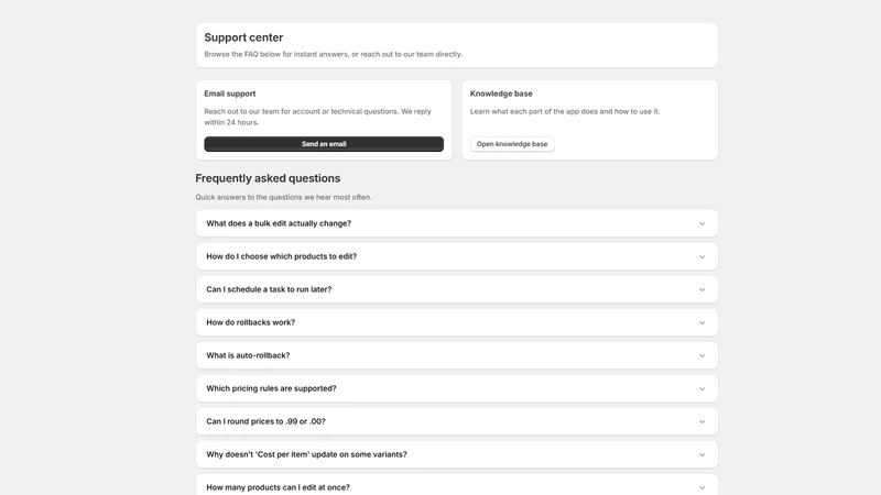 Simple Price Bulk Editor