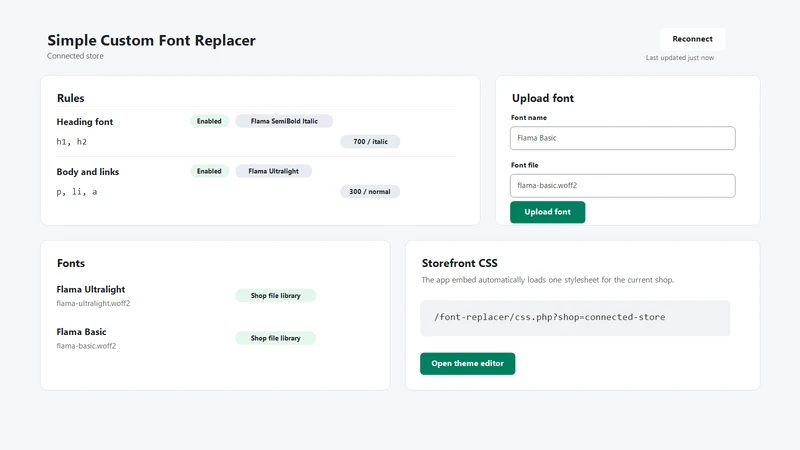 Simple Custom Font Replacer