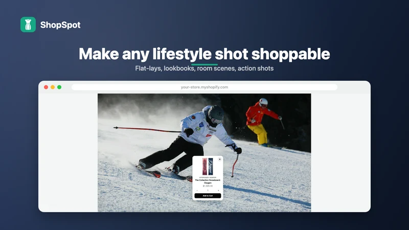 ShopSpot: Shoppable Images