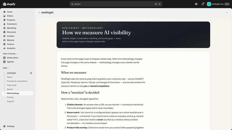 ShelfSight: AI Visibility