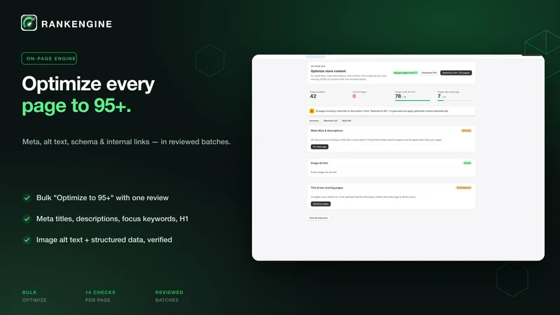 RankEngine AI SEO + AEO