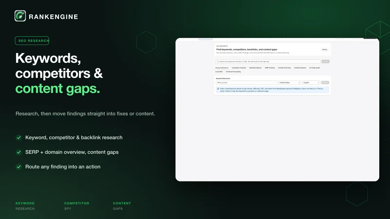RankEngine AI SEO + AEO
