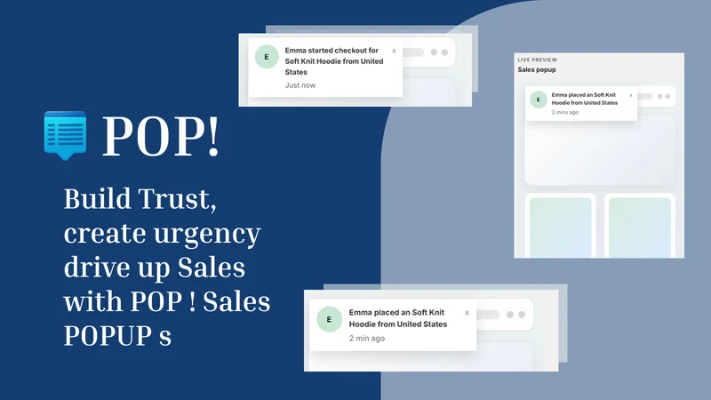 NVT ‑ Sales Popup Notification