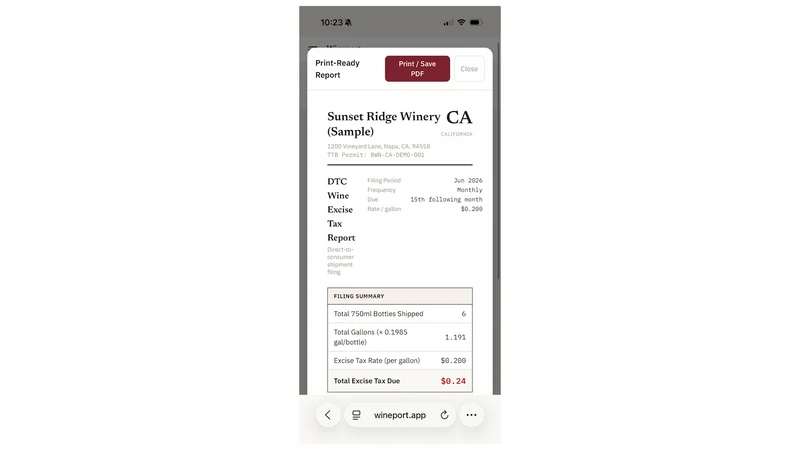 Wineport — DTC Wine Compliance