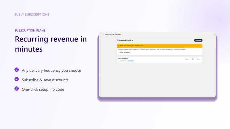 Subly Subscriptions