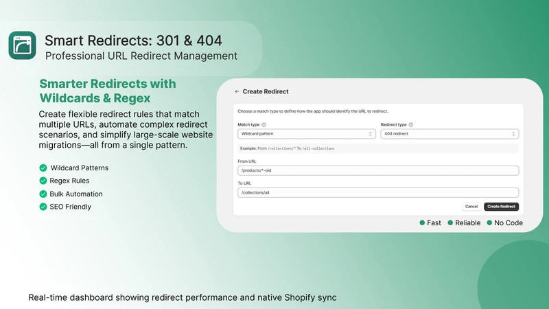 Smart Redirects 301 & 404