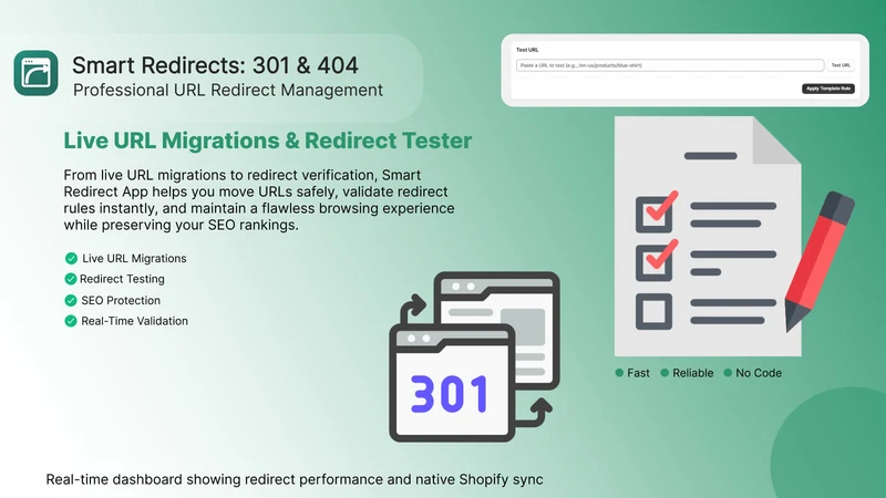 Smart Redirects 301 & 404